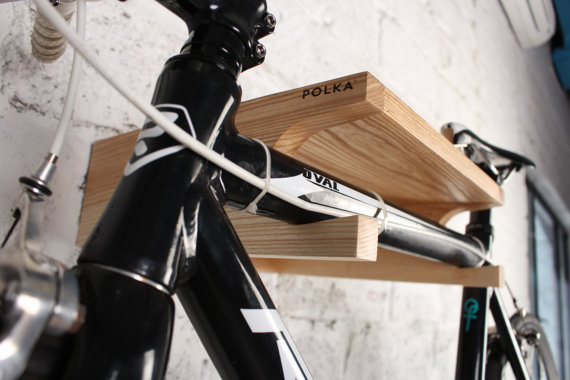 Wooden Bike Rack