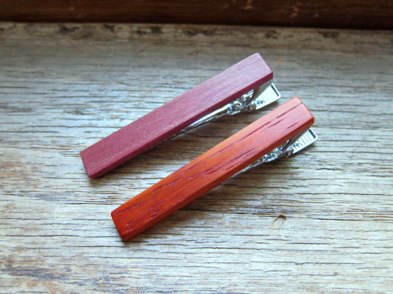 Wooden Tie Clip