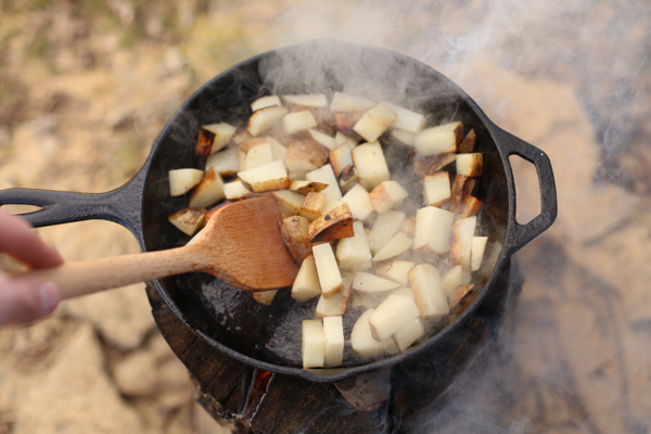 fireside sea salt and vinegar potatoes