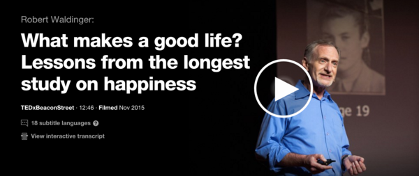 What makes a good life?