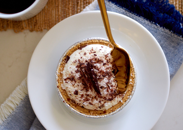 Chocolate coconut creme pie