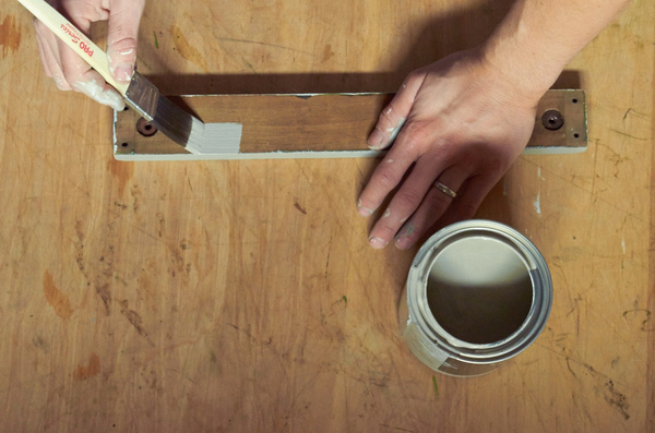 Painting the bench