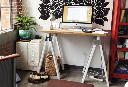 Sawhorse Desk