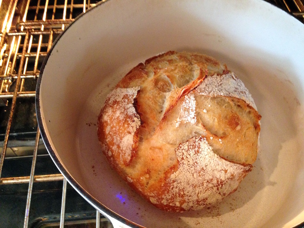 sourdough bread is done