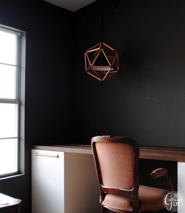 Copper Geo Lamp