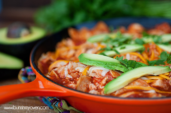 Chicken Enchilada Skillet