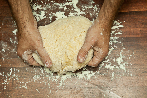 Knead dough