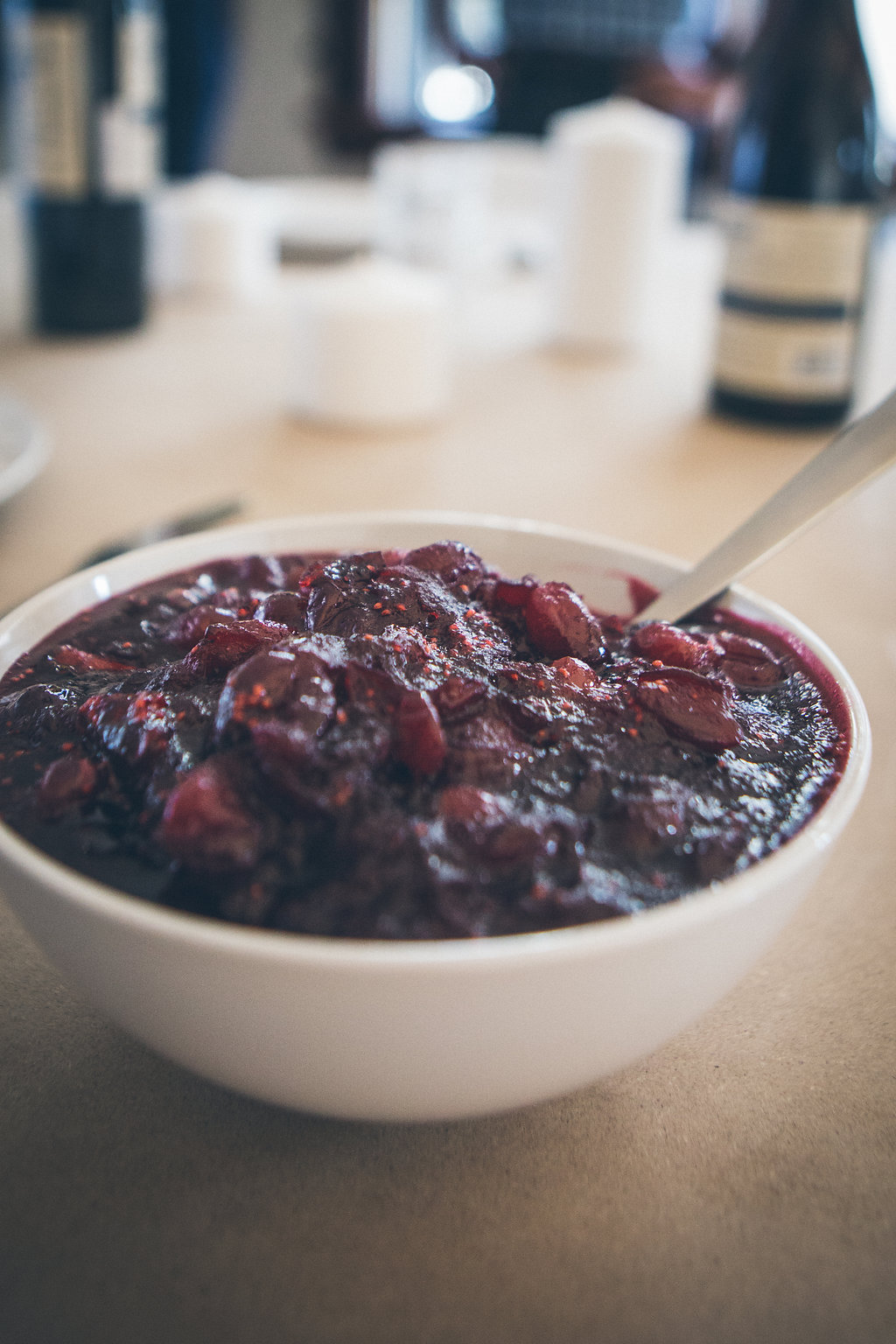 Red wine cranberry sauce