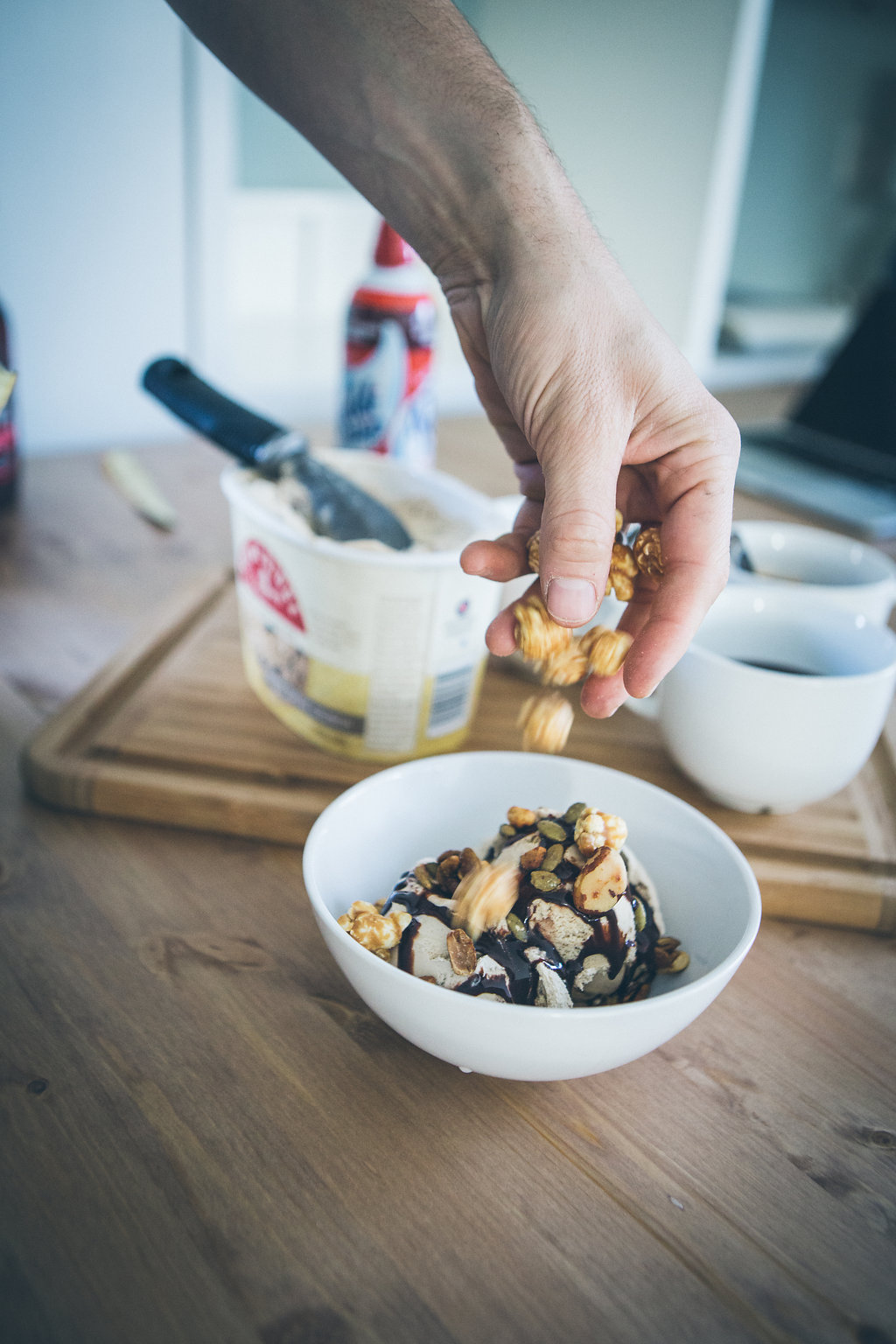 Autumn self serve sundae bar