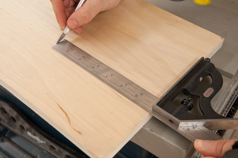 measure and mark the mounting holes 