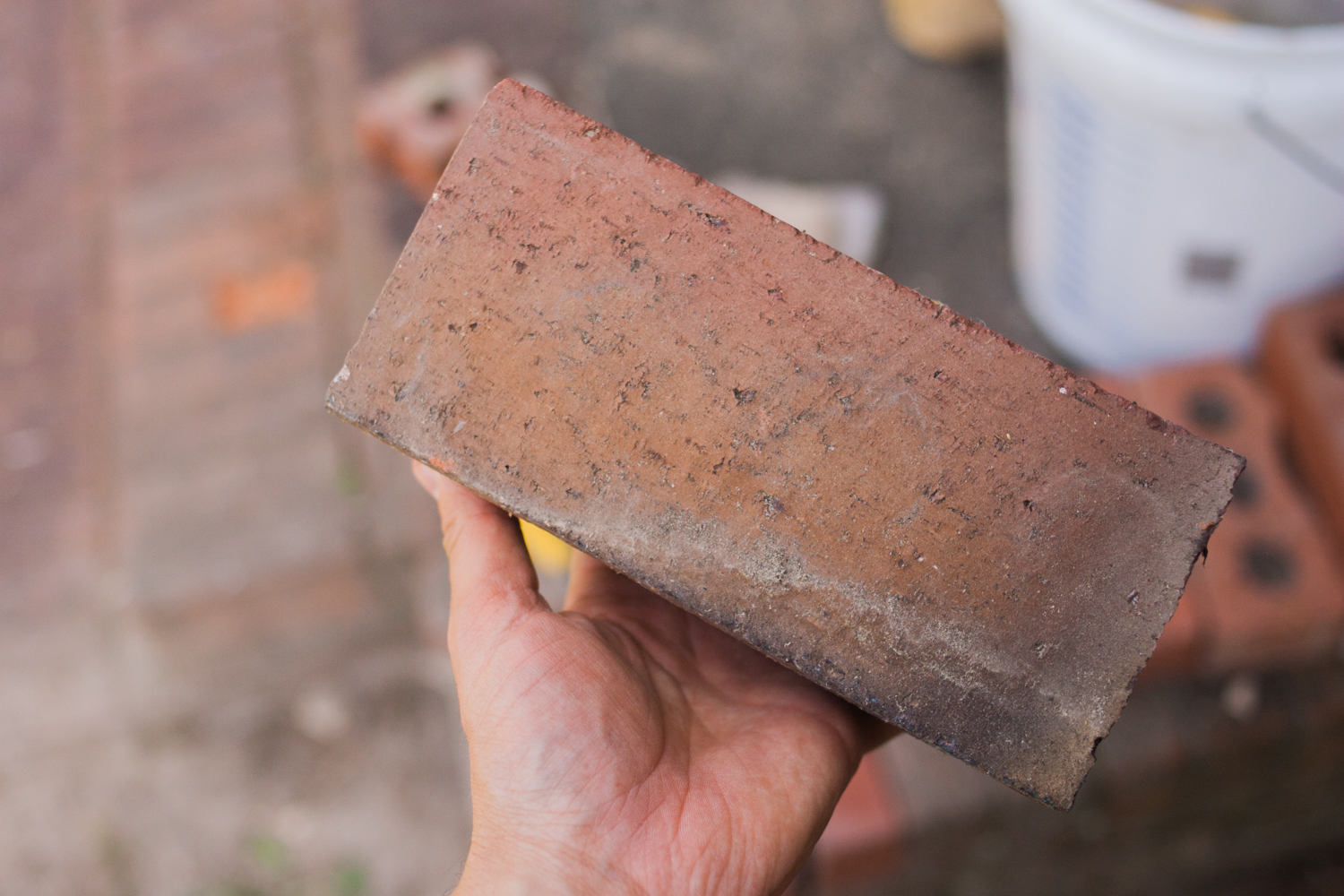 close up of brick