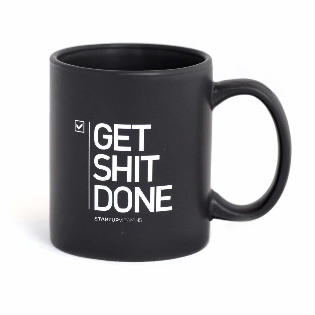 get shit done coffee mug