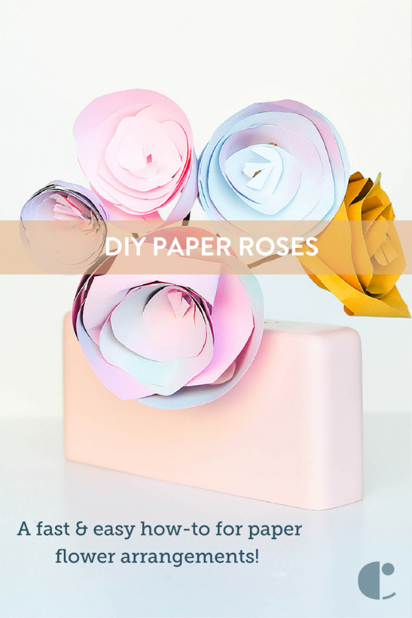 How to make paper roses
