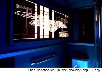 tony alleyne, trekkie shower, shower schematics, trekkie bathroom