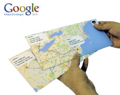 google envelopes 500x397 Google Maps Envelopes Let You Send Snail  Mail in Gmaps