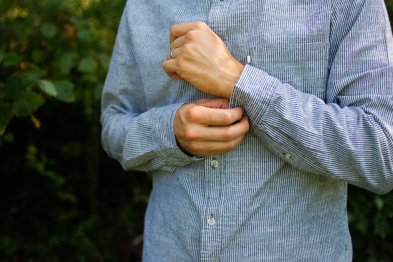 how to roll up sleeves on any shirt