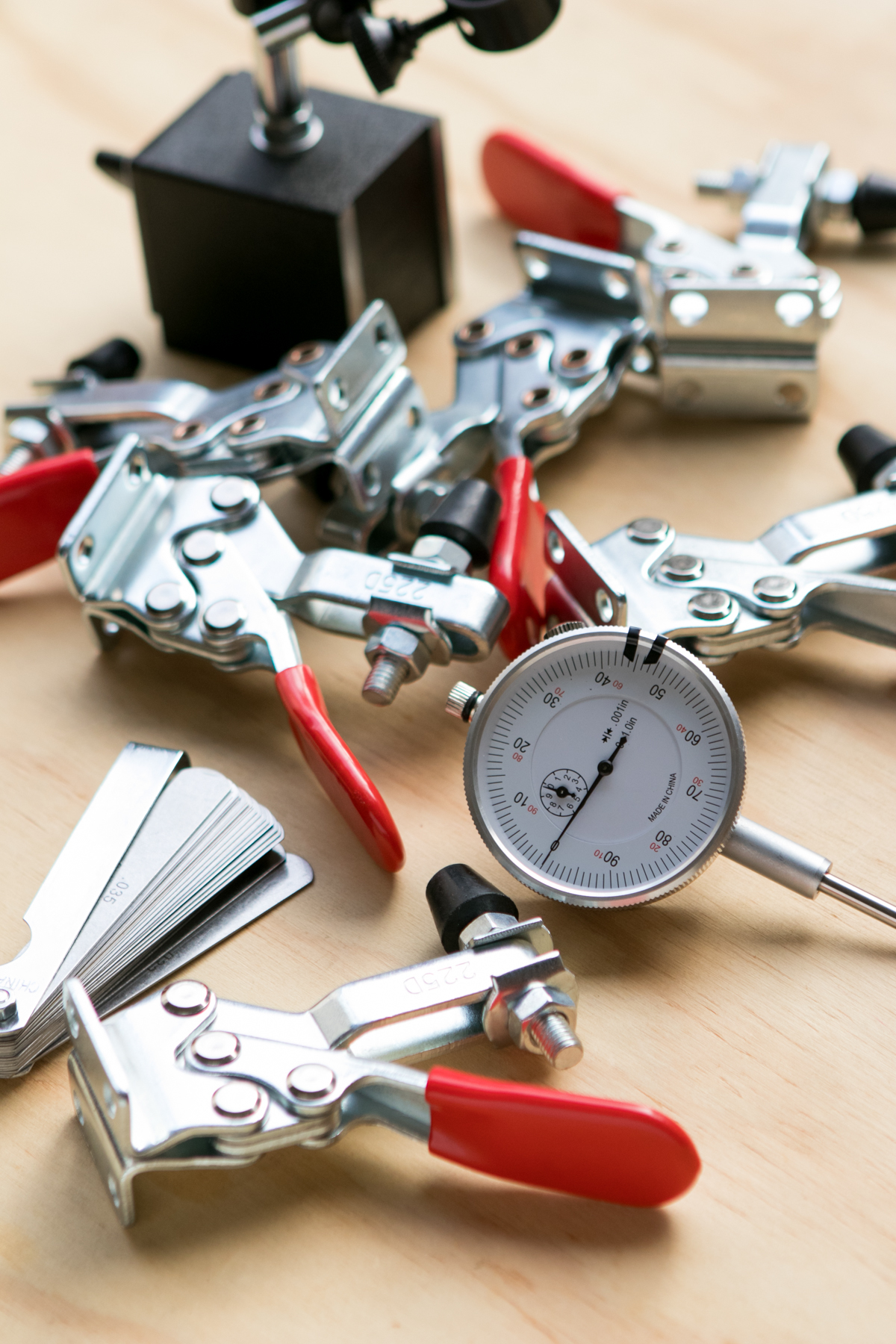 various tools on a table