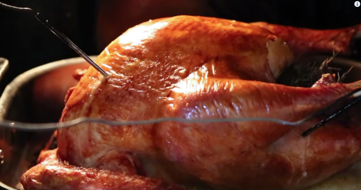 check turkey temperature with a meat thermometer